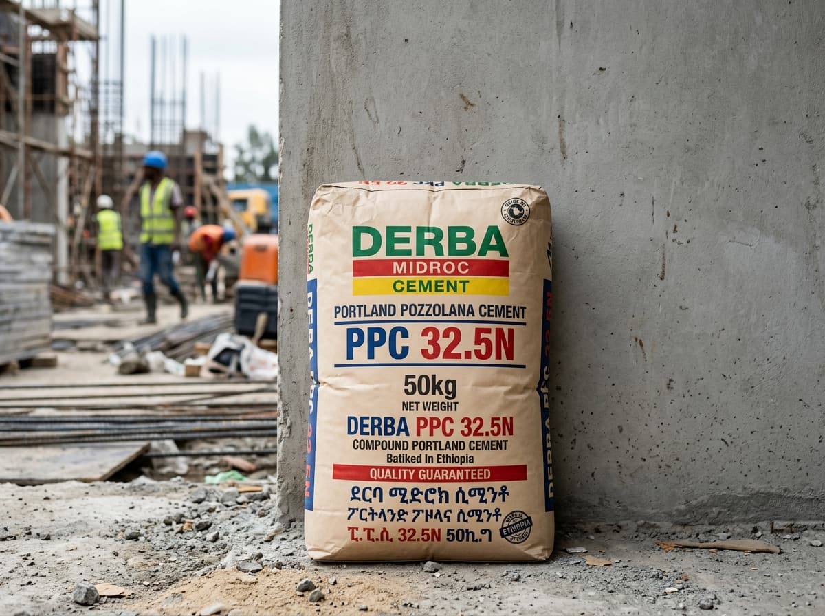 Advertisement for Derba Cement Factory